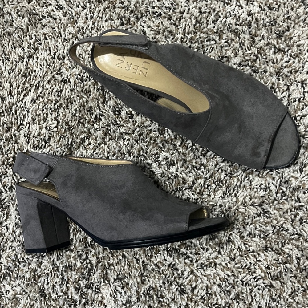 Naturalizer Open Toe Heeled Boot